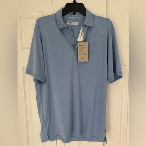 Tommy Bahama Blue Polo Shirt Classic Cotton Blend